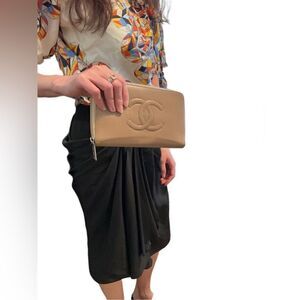 Chanel large wallet